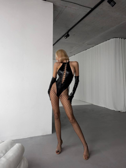 Erotic body lingerie set Leather Desire