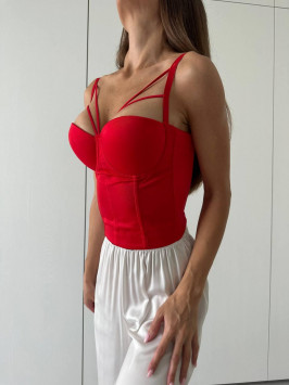 Velvet Scarlet Bustier