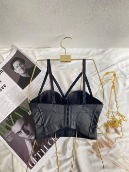 Leather Luxe Bustier