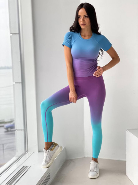 Colanți sport confortabili Gradient Flex Leggings