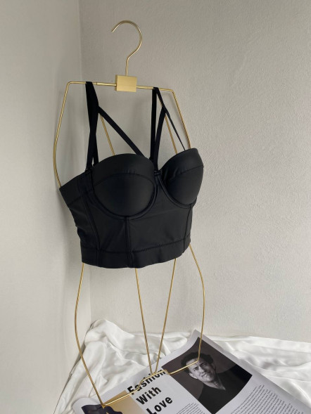 Classic Bustier &amp;quot;Elegant Leather Bustier&amp;quot;