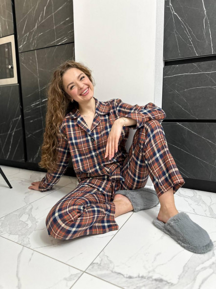 Pijama pentru femei Warm Flannel