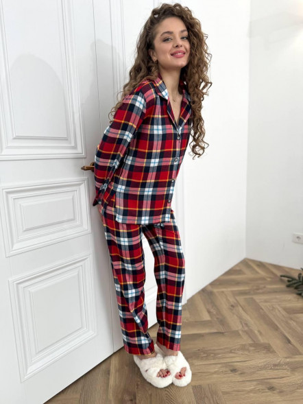 Классическая пижама Cozy Plaid Dreams