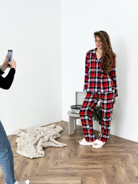 Классическая пижама Cozy Plaid Dreams