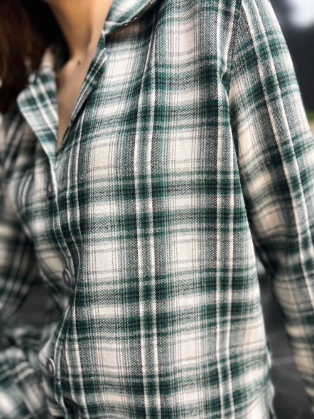 Pijamale din flanelă premium Plaid Cozy Comfort