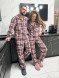 Pijamale din flanel premium Cozy Plaid Dreams