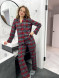 Женские пижамные штаны и рубашка Cozy Tartan 
