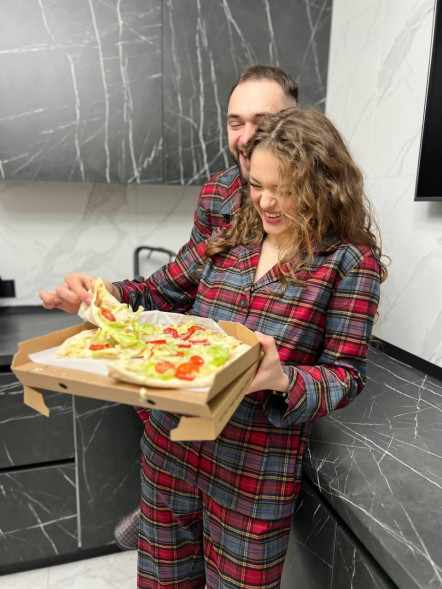 Женские пижамные штаны и рубашка Cozy Tartan 