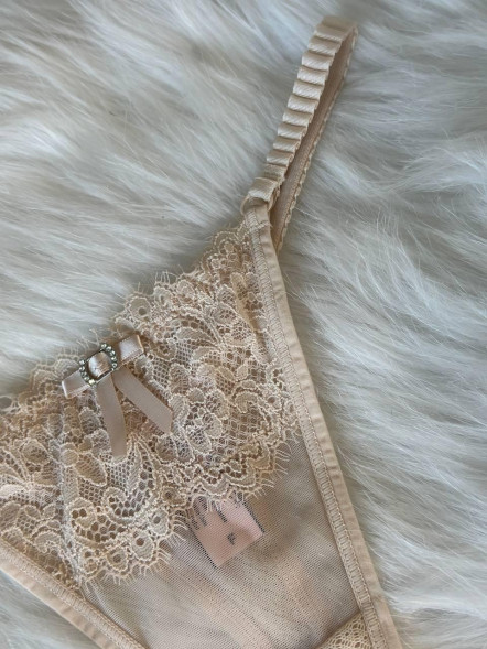 Set delicat din 3 chiloți de dantelă Lace Delight Trio