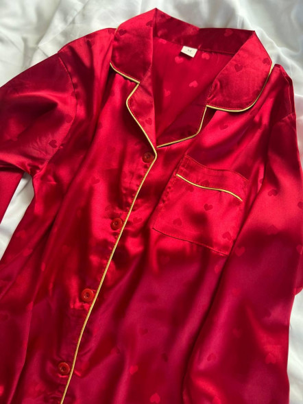 Pajama Satin Romance Set