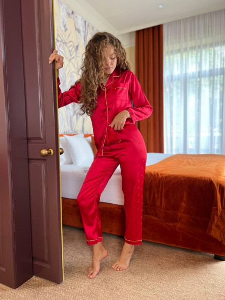 Pajama Satin Romance Set