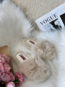 Papuci de casă Blissful Beige