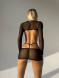 Mesh Mini Dress Sensual Charm