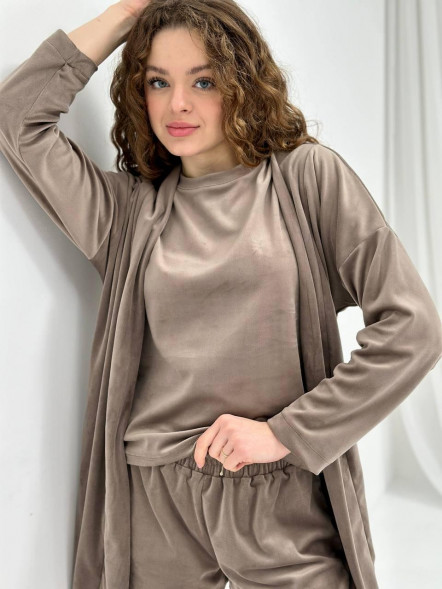 Set pijama de casă Mocha Velvet 