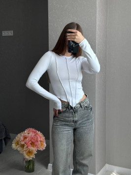 Basic Seamed Top Contour Chic