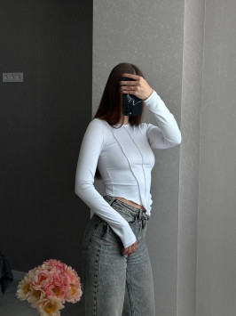 Basic Seamed Top Contour Chic